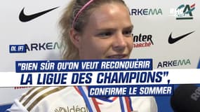 OL : "Bien sûr qu'on veut reconquérir la Ligue des champions", confirme Le Sommer