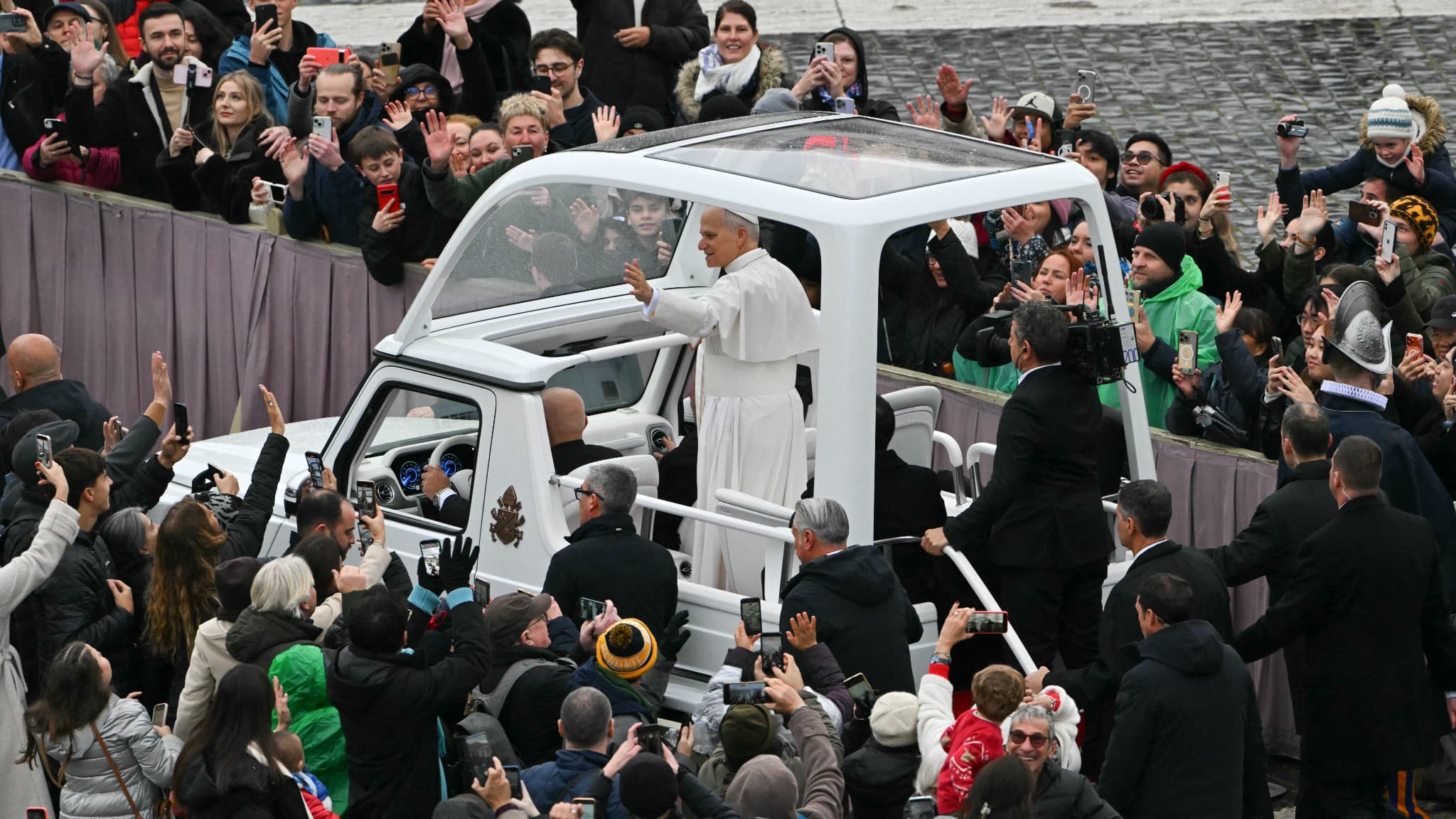 Le pape Léon XIV, le 25 décembre 2025. 
