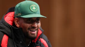 Nick Kyrgios en conférence de presse avant le début de l'Open d'Australie, le 10 janvier 2025