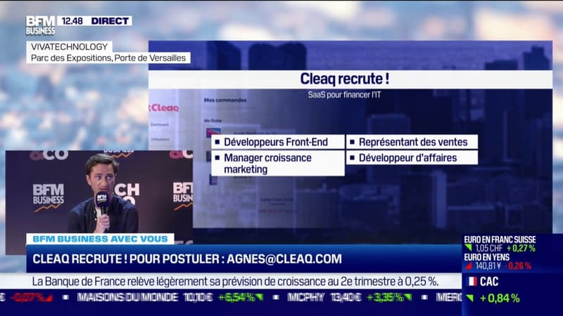 Ça recrute ! Cleaq : SaaS pour financer l'IT