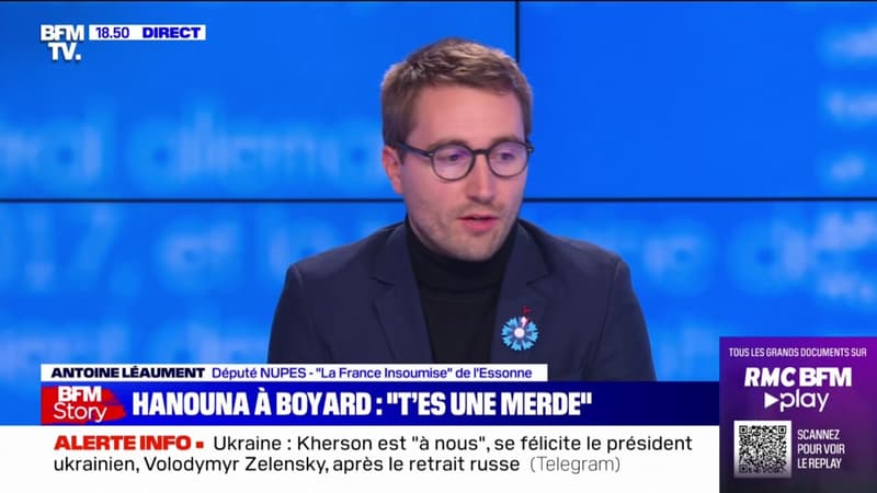 Vif accrochage sur TPMP: pour Antoine Léaument, député LFI de l’Essonne, Louis Boyard a fait preuve de « courage » et de « mérite »