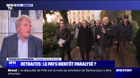 Retraites: pour François Hommeril (CFE-CGC), "il n'y a pas nécessité d'intervenir avec une mesure aussi violente"