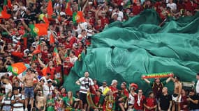 Des supporters portugais à Budapest, le 23 juin 2021.