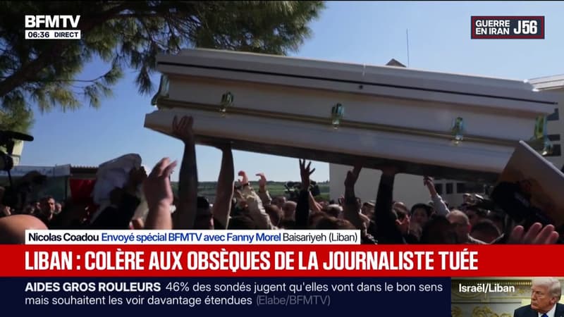 Guerre au Moyen-Orient: la colère aux obsèques de Amal Khalil, journaliste libanaise tuée par une frappe israélienne
