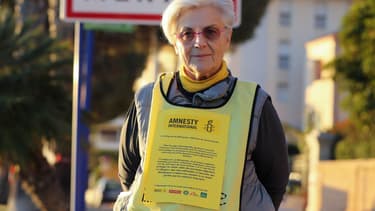 Martine Landry, responsable Amnesty International dans le sud de la France. -