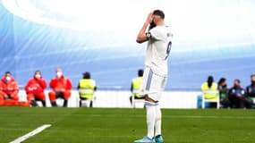 Benzema lors de Real Madrid-Elche le 23 janvier 2022