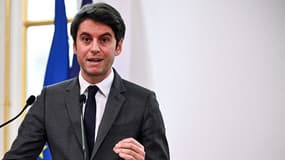 Gabriel Attal le 1er février 2024 à Matignon