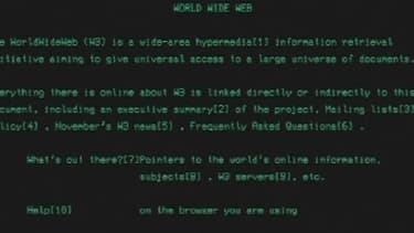 Voici à quoi ressemblait les premières pages du Web.