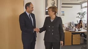 Jean-François Copé et Angela Merkel se sont rencontrés mardi à Berlin.