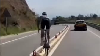 Le coureur espagnol Francesco Galvan
