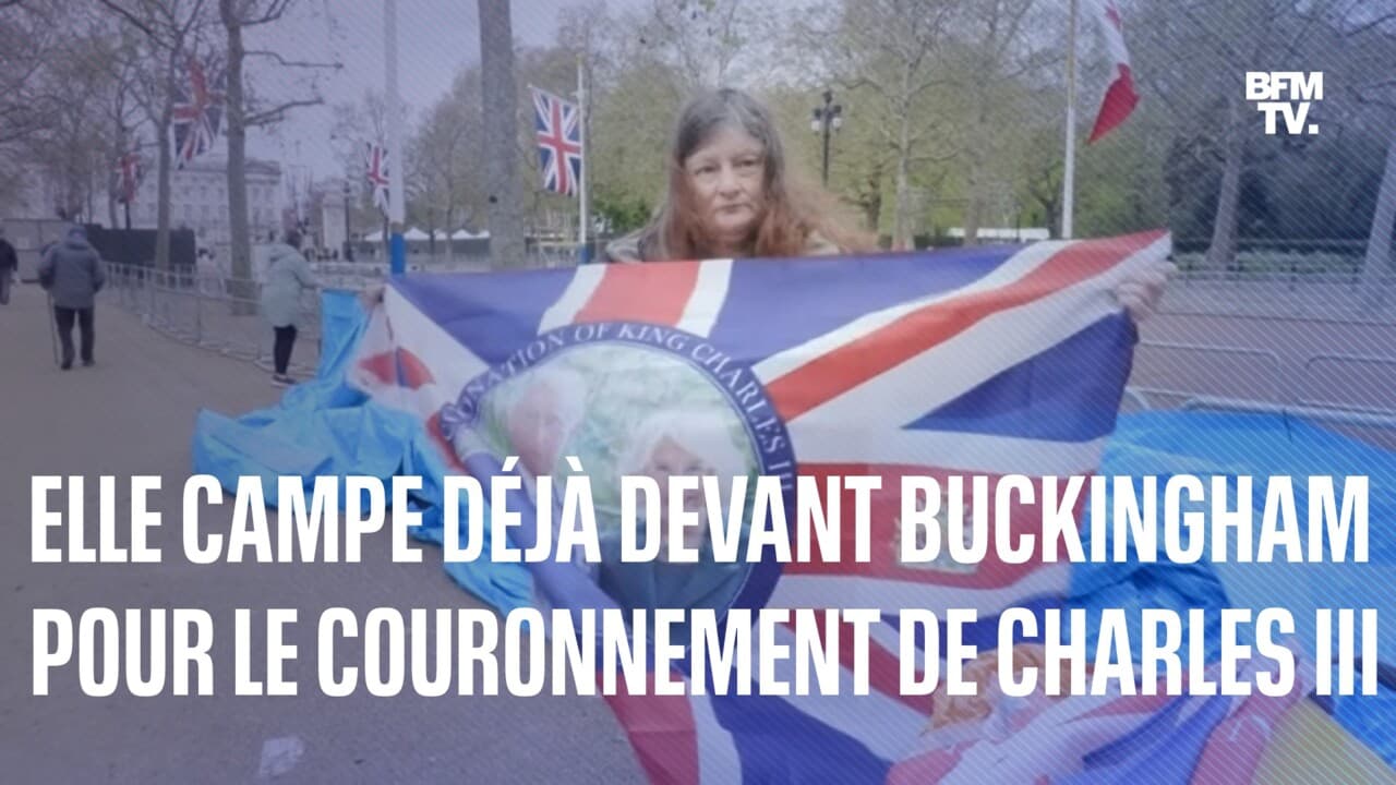 Couronnement De Charles Iii Cette Britannique Campe D J Proximit De Buckingham Pour Tre