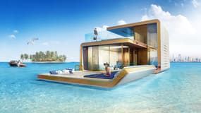 Ces villas sur trois niveaux en partie immergées seront habitables d’ici la fin de l’année 2016.