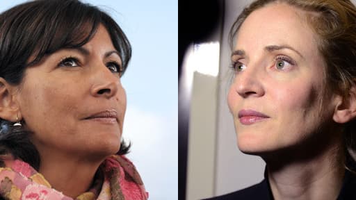 Anne Hidalgo et Nathalie Kosciusko-Morizet vont débattre en direct à la télévision, mercredi 29 janvier.