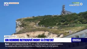 Seine-Maritime: un homme retrouvé mort au pied d'une falaise à Étretat