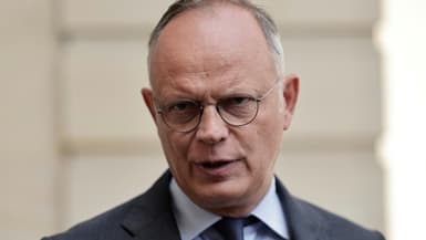 Le maire du Havre et président d'Horizons Edouard Philippe, le 22 mai 2025, à Paris