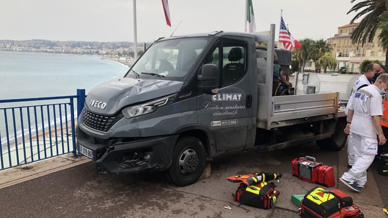 Un homme au volant d'un camion volé a percuté une personne âgée à Nice.