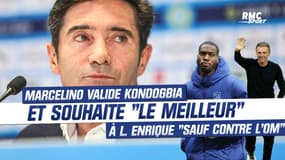 Marcelino valide Kondogbia et souhaite "le meilleur (à Luis Enrique au PSG)... sauf contre l'OM"