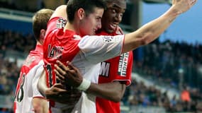 La joie de James Rodriguez et Geoffrey Kondogbia
