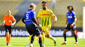 Imran Louza face à Dolberg, double buteur contre Nantes (2-1)