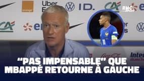 Équipe de France : Mbappé a "la liberté" dans son positionnement explique Deschamps