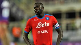 Kalidou Koulibaly lors de Fiorentina-Naples en Serie A
