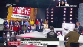 Grève des transports: "Ces gens-là n'ont pas de cœur", dénonce un auditeur des Grandes Gueules