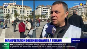 "On ne veut pas de tri social": troisième rassemblement des enseignants ce mardi à Toulon