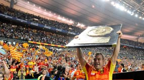 Nicolas Mas peut soulever le Bouclier de Brennus. Les Catalans, champions de France en titre, comptent bien conserver leur bien, samedi, contre Clermont.