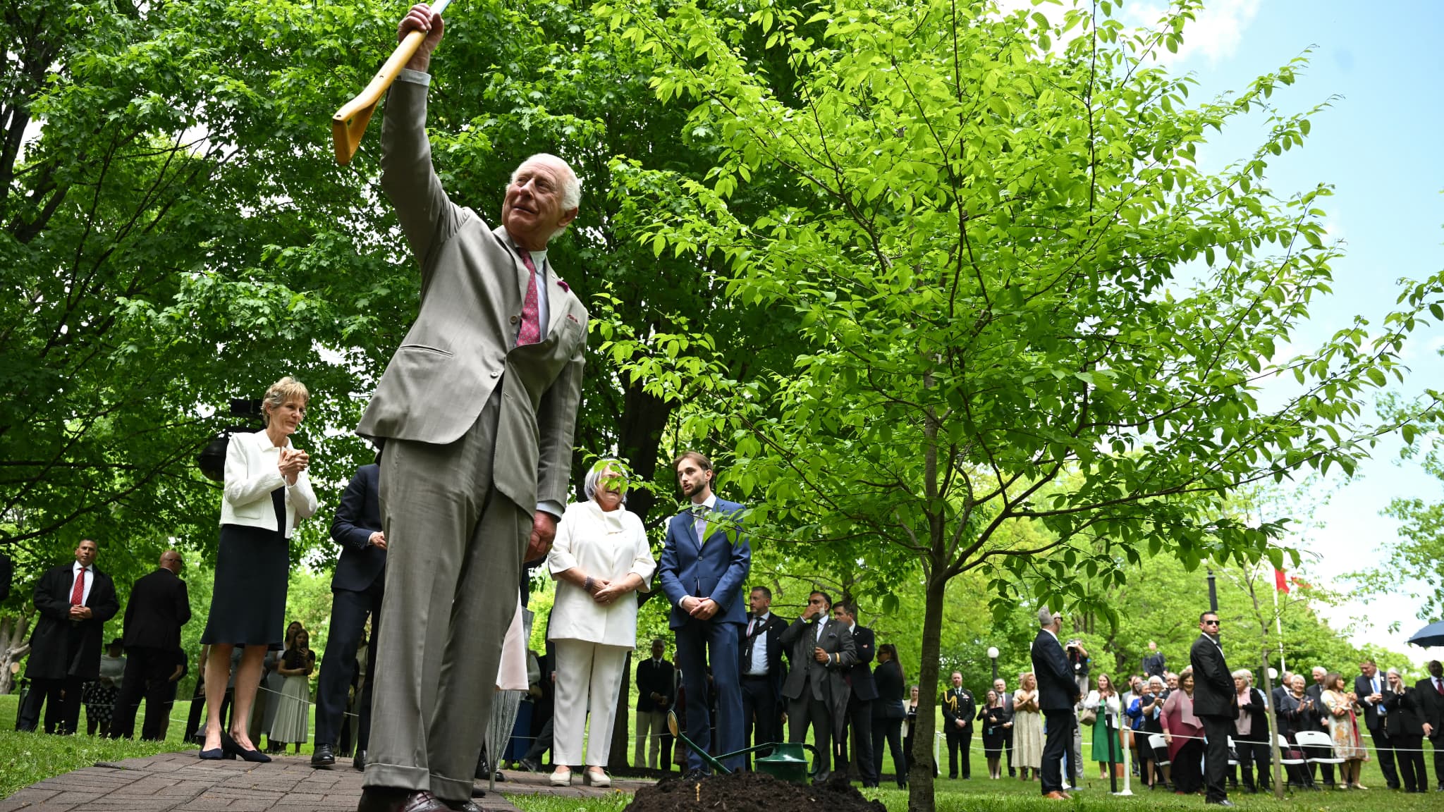 Rey Carlos III, on May 26, 2025 at the residence of the Governor General of Canada. Rey Carlos III, on May 26, 2025 at the residence of the Governor General of Canada.