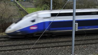 Le train n'a pas été arrêté au moment du tir, image d'illustration.