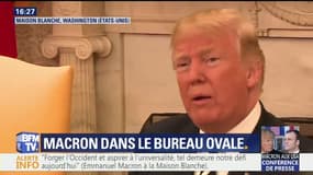 Accord de l'Iran: "Nous avons donné des caisses de billets", Donald Trump dénonce un accord "ridicule"