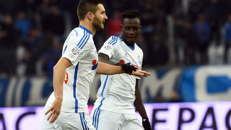 Benjamin Mendy avec André-Pierre Gignac