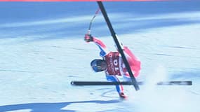 La chute d'Alexis Pinturault lors du super-G de Kitzbühel le 24 janvier 2025