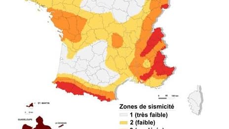 Le zonage sismique en France