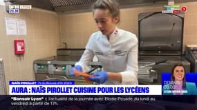 AURA : Naïs Pirollet cuisine pour les lycéens