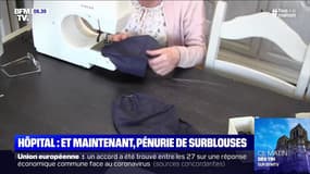 Coronavirus: après les masques, le personnel soignant manque de surblouses 