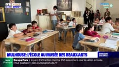 Mulhouse: des élèves de CE1 en cours au musée des beaux-arts