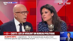 Législatives: Éric Ciotti estime que les ténors des Républicains "espèrent le chaos"