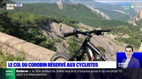 Le Col du Corobin était réservé aux cyclistes ce vendredi