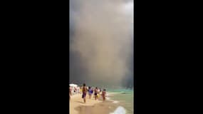 Une tornade surprend les vacanciers sur une plage des Pouilles