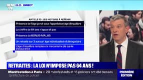 Réforme des retraites: dans le projet de loi, l'âge pivot n'est pas imposé à 64 ans (pour le moment)