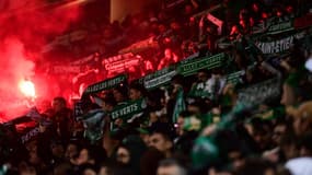 Des supporters de Saint-Etienne