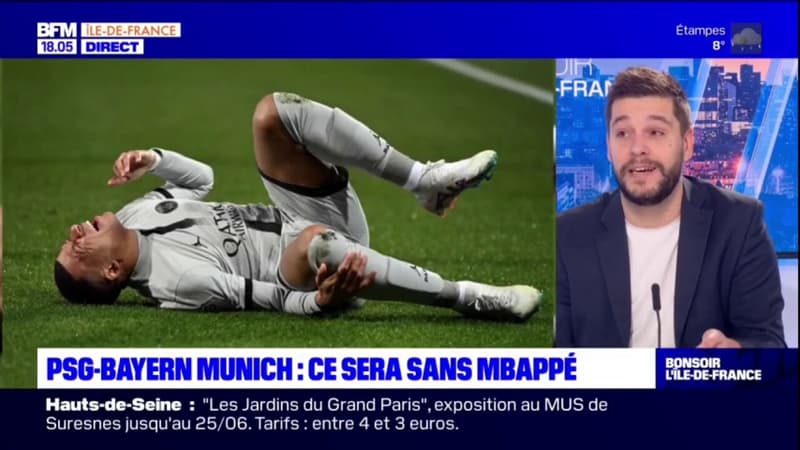 PSG-Bayern Munich: Kylian Mbappé forfait pour le match aller