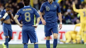Mathieu Valbuena et Karim Benzema
