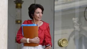 La ministre de la Santé, Marisol Touraine, sortant de l'Elysée, le 23 juillet 2014.