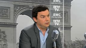L'économiste Thomas Piketty, soutien de Benoît Hamon, vendredi matin sur BFMTV et RMC.