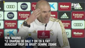 Real-Zidane tente de déminer: "On a fait beaucoup de bruit sur le drapeau de Bale"