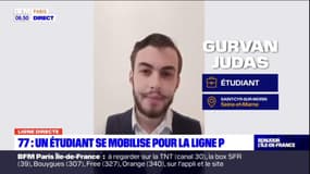Gurvan, étudiant, se mobilise pour alerter sur la dégradation de la ligne P