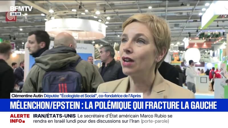 Prononciation de "Epstein" par Jean-Luc Mélenchon: une polémique qui fracture la gauche