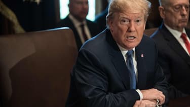 Le président américain Donald Trump, le 1er novembre 2017 à Washington DC.